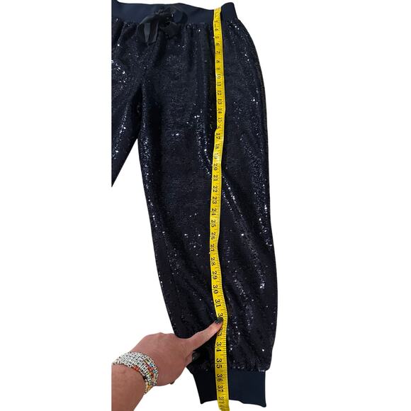 Cinq a Sept - Gorgeous SEQUIN GILES PANT -XL - NWT - Navy - Picture 9 of 10